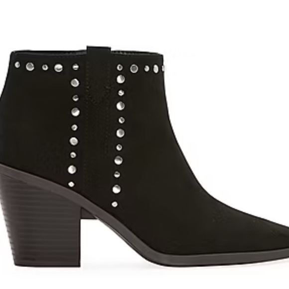 a.n.a Womens Darlin Stacked Heel Booties - Picture 4 of 9